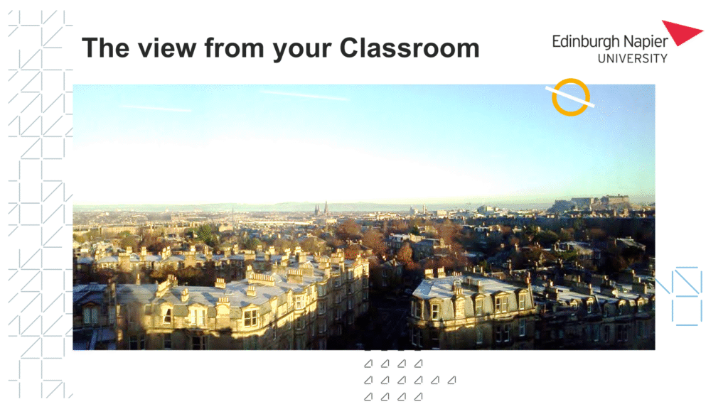 Edinburgh Napier University — image from the original Knighton guide
