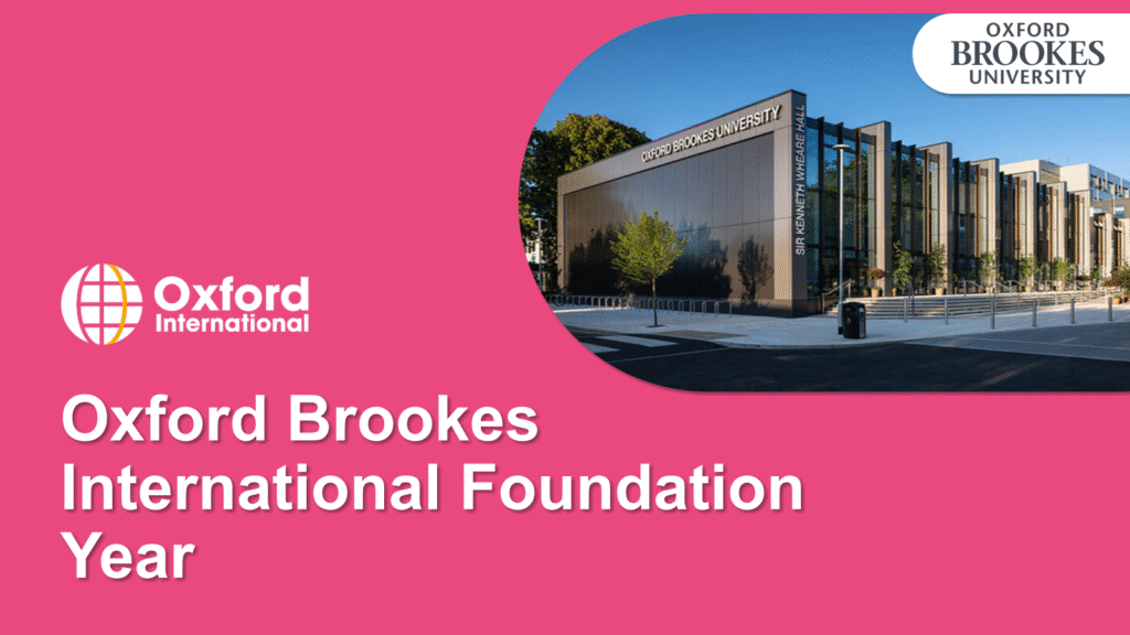 Oxford Brookes International Foundation Year promotional image