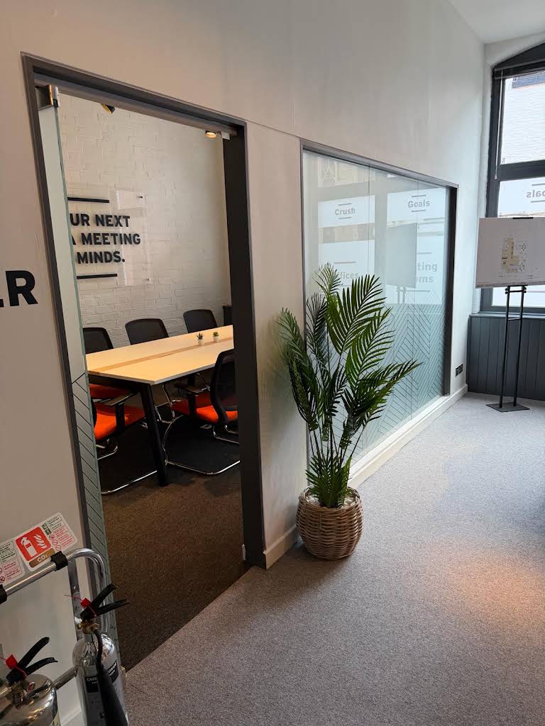 Meeting space inside the Knighton Leicester office